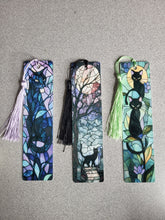 Load image into Gallery viewer, Metal Stained Glass Cat Bookmarks
