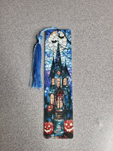 Load image into Gallery viewer, Metal Halloween Inspired Stained Glass Bookmarks
