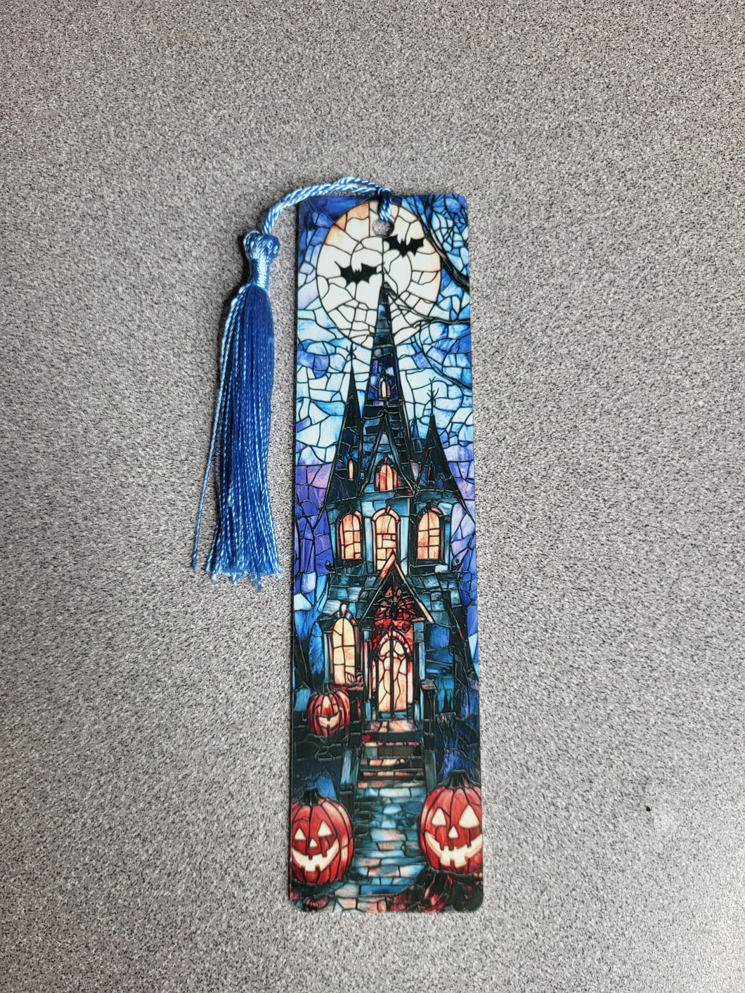 Metal Halloween Inspired Stained Glass Bookmarks