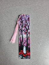 Load image into Gallery viewer, Metal Halloween Inspired Stained Glass Bookmarks

