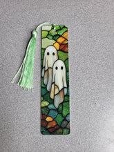Load image into Gallery viewer, Metal Stained Glass Ghost Bookmarks
