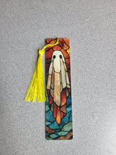 Load image into Gallery viewer, Metal Stained Glass Ghost Bookmarks

