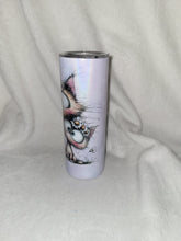 Load image into Gallery viewer, Cute Cat Duo 20oz shimmer skinny tumbler
