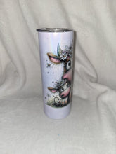 Load image into Gallery viewer, Cute Cow Duo 20oz shimmer skinny tumbler
