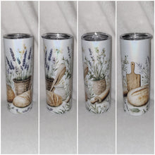 Load image into Gallery viewer, Sourdough Bread 20oz shimmer skinny tumbler
