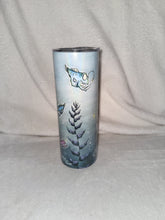 Load image into Gallery viewer, Anglerfish 20oz Shimmer Skinny Tumbler With Reuseable Straw
