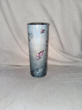 Load image into Gallery viewer, Anglerfish 20oz Shimmer Skinny Tumbler With Reuseable Straw
